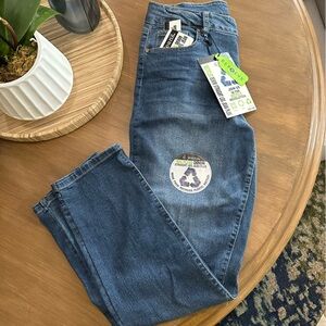 d.jeans Recycled Denim Straight Leg Jeans Plus Size 16W NEW with tags